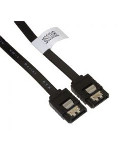 19" Black SATA II Cable W/ Latch 30SS483BL