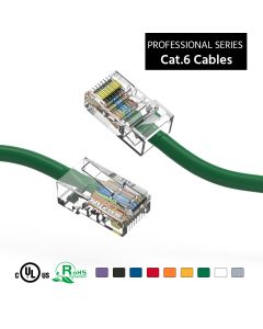 0.5Ft Cat6 UTP Ethernet Network Non Booted Cable Green