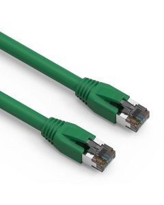 0.5Ft Cat.8 S/FTP Ethernet Network Cable Green 24AWG