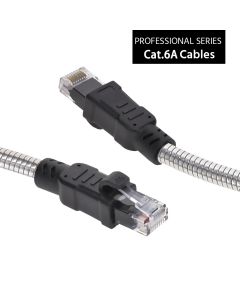 10FT CAT.6A Patch Cable Armored Anti-Rodent 24AWG