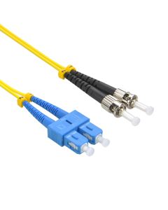 5m ST/UPC-SC/UPC Singlemode Duplex OFNR 2.0mm Fiber Optic Patch Cable