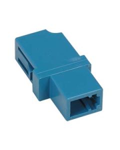 LC/UPC Singlemode Simplex Fiber Optic Coupler without Flange, Blue
