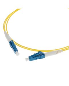 5m LC/UPC-LC/UPC Singlemode Simplex 1.2mm Slim Fiber Optic Patch Cable with Short Boot