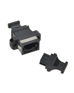 MPO Singlemode Adapter Key-Up/Key-Down with Flange Black