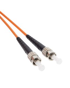 1m ST/UPC-ST/UPC OM1 Multimode Simplex OFNR 2.0mm Fiber Optic Patch Cable