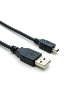 10Ft A-Male to Mini 5Pin Male USB2.0 Cable
