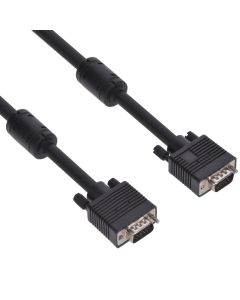 10Ft SVGA Male to Male Cable w/Ferrite Core