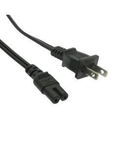 3Ft 2-Prong Figure-8 Power Cord 18/2