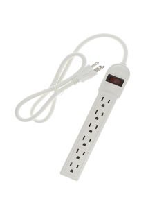 3Ft 6-Outlet Surge Protector 14AWG/3,15A, 90J