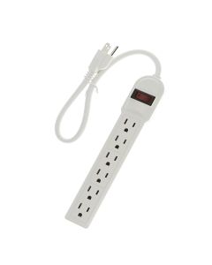 1.5 Ft 6-Outlet Surge Protector 14AWG/3 15A, 90J